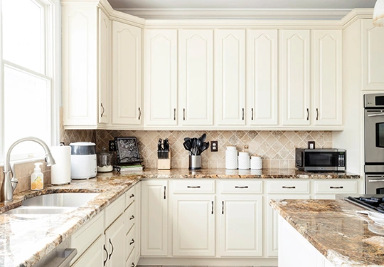 White Cabinet Refacing Services​