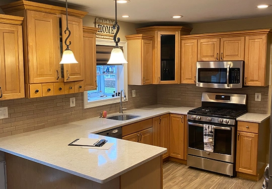 Partial Overlay Door and Kitchen Cabinet Refacing